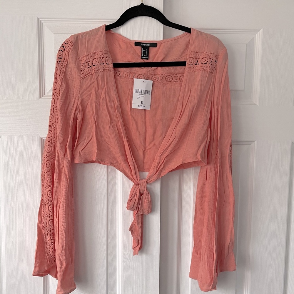 Front Tie Crop Top
